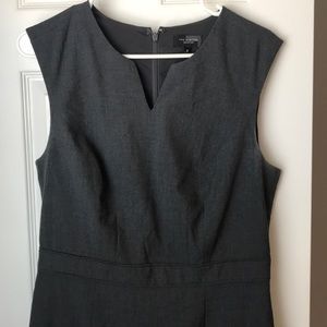 The Limited dark grey shift dress